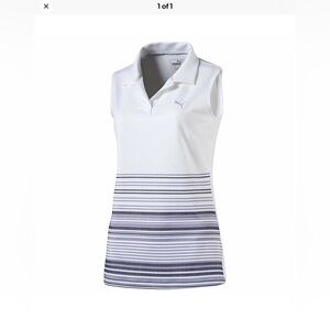 Puma White Label sleeveless golf shirt